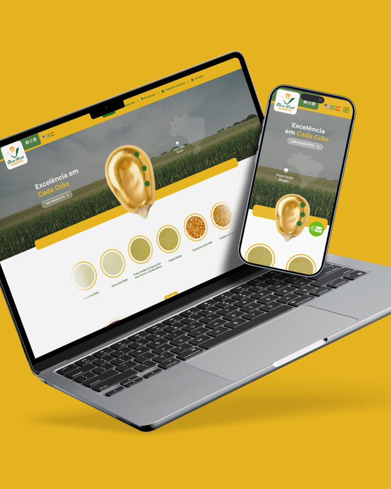 Site Ouro Verde Alimentos